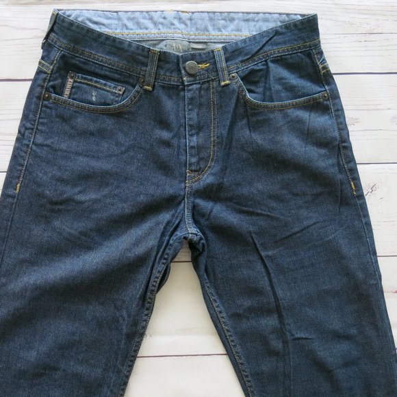 Armani Exchange Cotton Dark Wash Straight Leg Denim Jeans - Size 31 Short - Picture 4 of 6